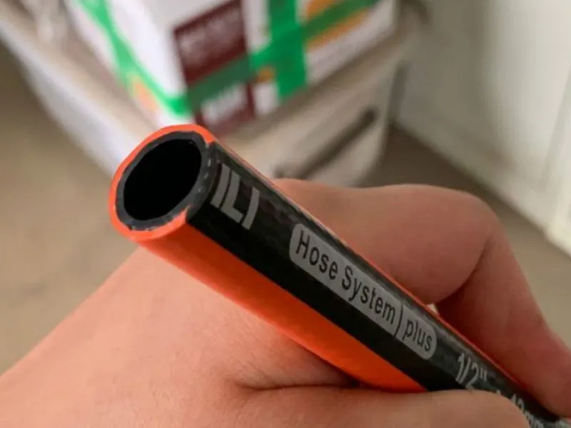 High pressure reinforced PVC hose sample for light-duty industrial PVC braided hose line projects